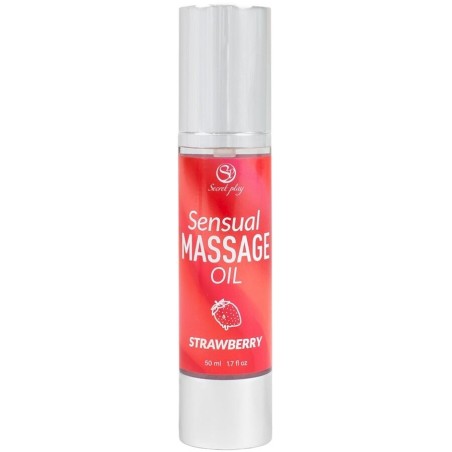 SECRETPLAY - HUILE DE MASSAGE À LA FRAISE
