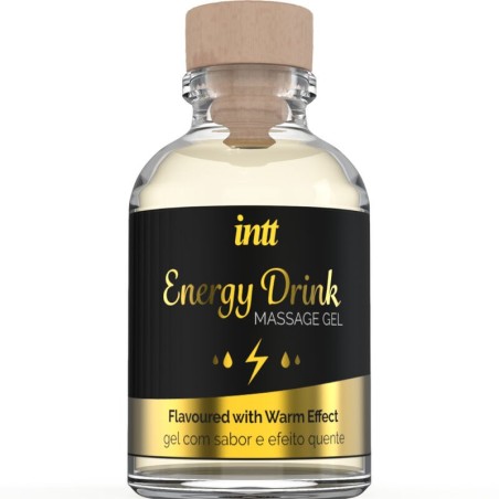 INTT MASSAGE and ORAL SEX - GEL DE MASSAGE A LENERGIE AROMATISEE CA BOISSON ET EFFET CHAUFFANT