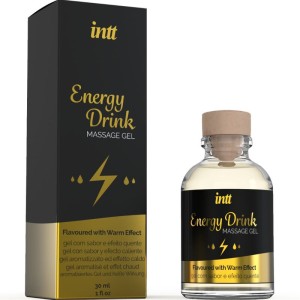 INTT MASSAGE and ORAL SEX - GEL DE MASSAGE A LENERGIE AROMATISEE CA BOISSON ET EFFET CHAUFFANT