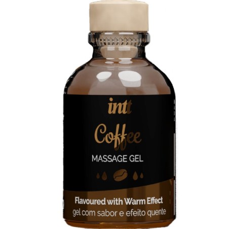 INTT MASSAGE and ORAL SEX - GEL DE MASSAGE SAVEUR CAFÉ EFFET CHAUD