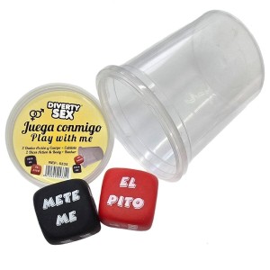 DIABLO PICANTE - JEU DE DÉS VERBE PARTIE DU CORPS AVEC COUPE