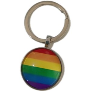 PRIDE - PORTE-CLÉS DRAPEAU LGBT