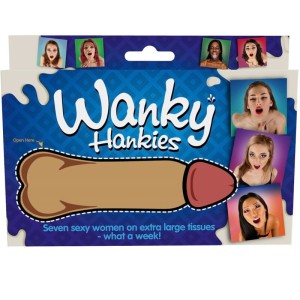 SPENCER and FLEETWOOD - WANKY HANKIES 7 MOUCHOIRS EXTRA LARGES POUR FEMMES