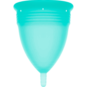 STERCUP - COUPE MENSTRUELLE EN SILICONE FDA AIGUE-MARINE - TAILLE S