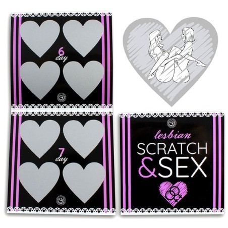 SECRETPLAY - JEU DE SCRATCH ET DE SEXE POUR COUPLES POSITIONS LESBIENNES (ES-EN-FR-PT-DE)