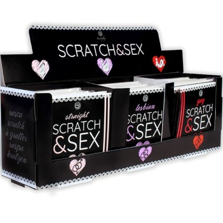 SECRETPLAY - AFFICHAGE POSTURES SCRATCH and SEX (ES-EN-FR-PT-DE)