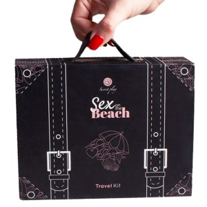 SECRETPLAY - KIT DE VOYAGE SEXE SUR LA PLAGE (ES-EN-DE-FR-NL-PT)