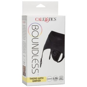 CALEXOTICS - BOUNDLESS STRING AVEC JARRETIÈRE L-XL