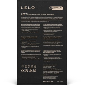 LELO - LIV 3 STIMULATEUR DE POINT G BLEU