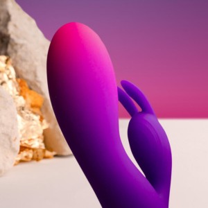 ROCKS-OFF - GLO-GIRL VIBRATEUR LAPIN VIOLET