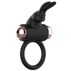 COQUETTE CHIC DESIRE - COCKRING AVEC VIBRATEUR NOIR- OR