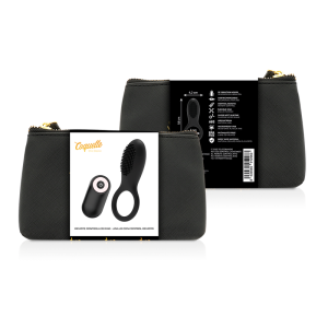 COQUETTE CHIC DESIRE - COCKRING TÉLÉCOMMANDE RECHARGEABLE NOIR- OR
