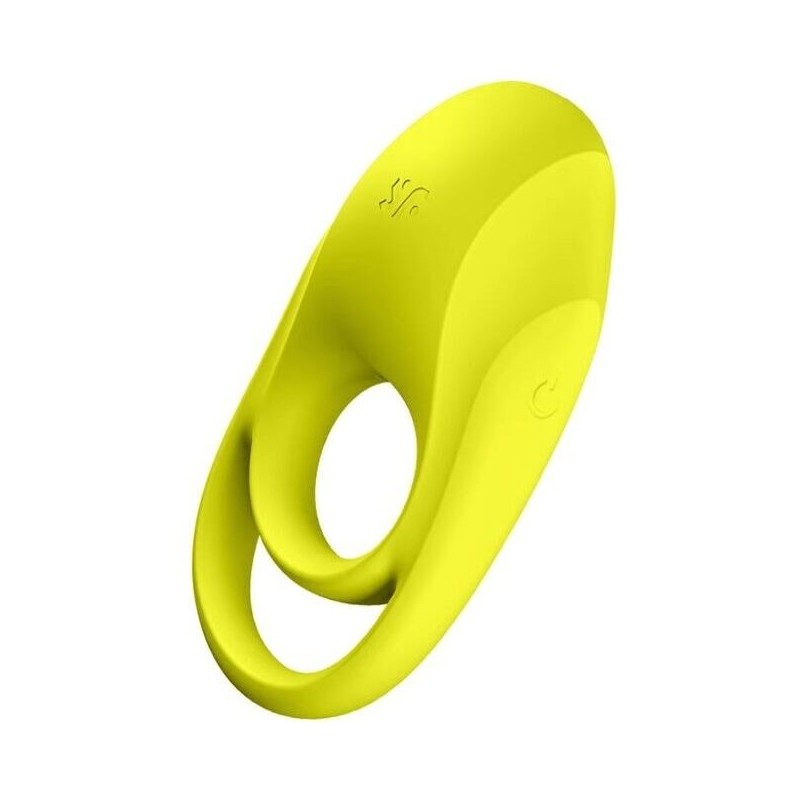 SATISFYER - VIBRATEUR ANNEAU SPECTACULAIRE DUO JAUNE