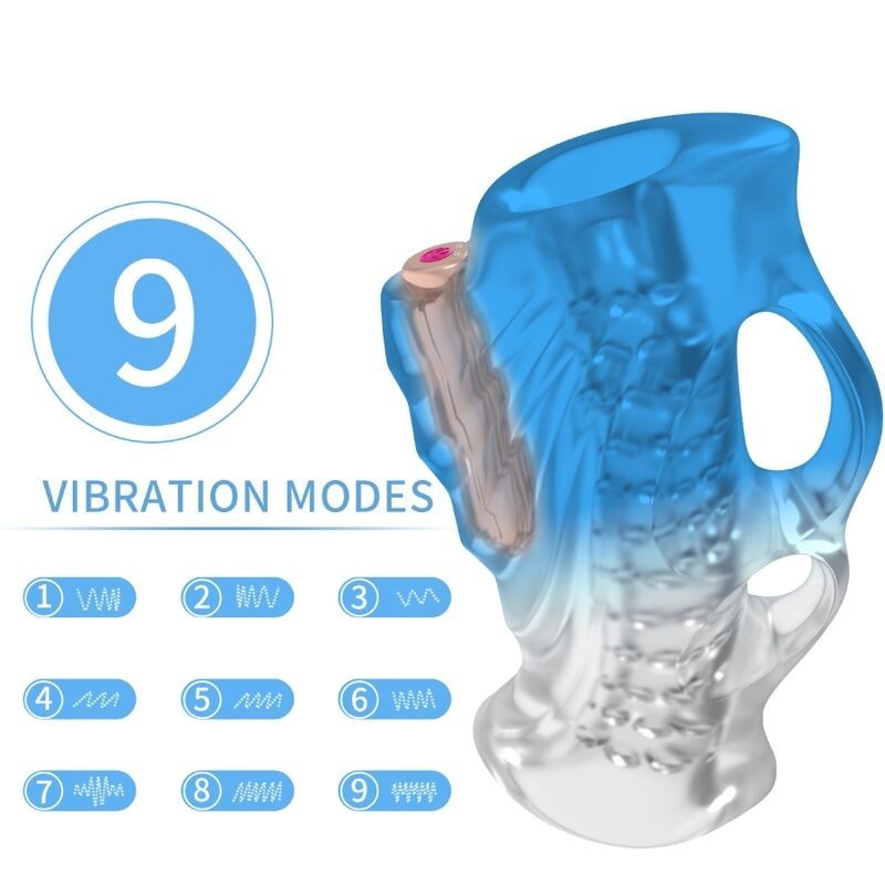 ARMONY - MASTURBATEUR DOIGT and VIBRATEUR BLEU GRADIENT