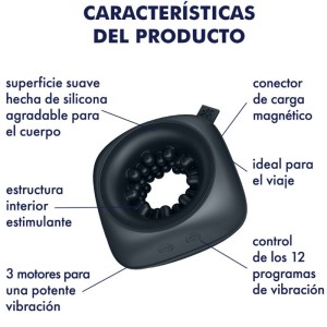 SATISFYER - RING STROKER MASTURBATEUR and VIBRATEUR