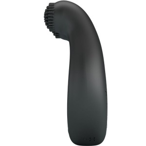 PRETTY LOVE - ANNEAU VIBRANT DAHLIA STIMULATEUR DE CLITORIS 12 VIBRATIONS NOIR