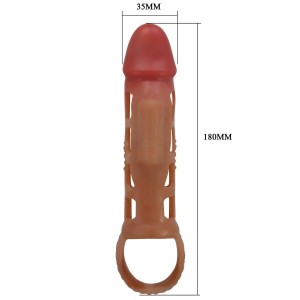 PRETTY LOVE - MANCHON PÉNIS VIBRANT PRESTON 18 CM