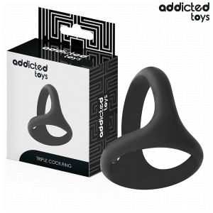 ADDICTED TOYS - ANNEAU PÉNIS TRIPLE ÉPAIS