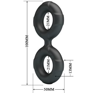 CRAZY BULL - RADWAN DOUBLE BAGUE EN SILICONE MODÈLE 19