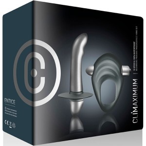 CLIMAXIMUM - KIT ENTICE ANNEAU PÉNITENTIAIRE VIBRATEUR PROSTATIQUE DÉBUTANTS