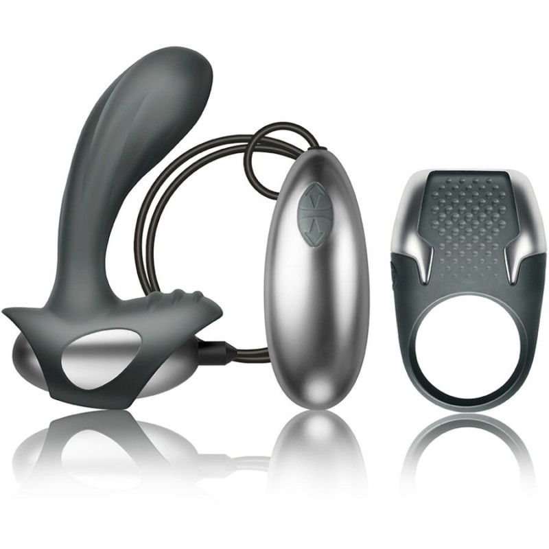CLIMAXIMUM - KIT EXCITE ANNEAU PÉNITENTIAIRE MASSEUR DE PROSTATE À FIL