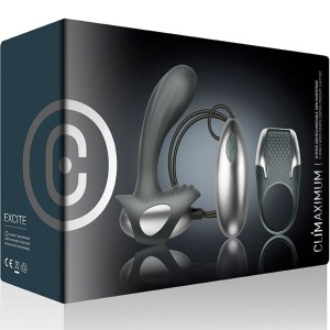 CLIMAXIMUM - KIT EXCITE ANNEAU PÉNITENTIAIRE MASSEUR DE PROSTATE À FIL