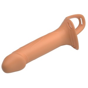 PRETTY LOVE - LANDON LIGHT-SKIN VIBRATING STRAP-ON