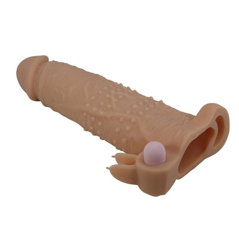 PRETTY LOVE - QUILLON MANCHON PÉNIS AVEC STIMULATEUR CLITORIAL ET VIBRATION