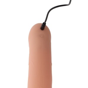 HIDDEN DESIRE - INFERNO MANCHON PÉNIS VIBRANT AVEC STRAP-ON 18 CM