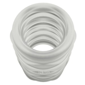 ROMP - MOSH MASTURBATEUR MÂLE TRANSPARENT AVEC GAINE RÉVERSIBLE DE 6 CM