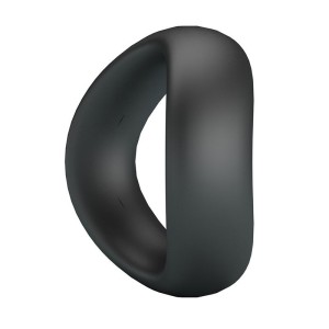 CRAZY BULL - VALEN ANNEAU PÉNAL ERGONOMIQUE EN SILICONE NOIR