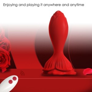 ARMONY - VIBRATEUR ROSE and PLUG ANAL PETITE TÉLÉCOMMANDE ROUGE