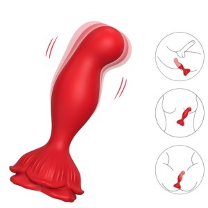 ARMONY - VIBRATEUR ROSE and PLUG ANAL TÉLÉCOMMANDE ROUGE