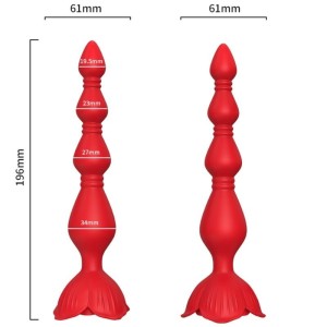 ARMONY - VIBRATEUR ROSE PAGODE and PLUG ANAL ROUGE