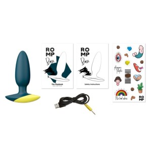 ROMP - BASS VIBRATEUR ANAL À PLUG BASSE 10 CM VERT