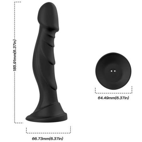 ARMONY - GODE VIBRATEUR and PLUG ANAL TÉLÉCOMMANDE NOIR