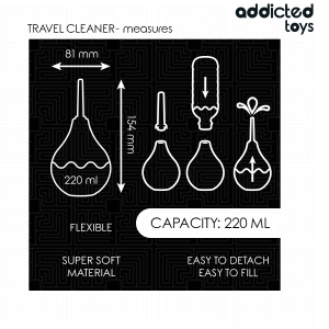 ADDICTED TOYS - NETTOYANT ANAL DE VOYAGE TAILLE L 220 ML
