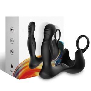 ARMONY - VIBRATEUR SURROUND ANAL and STIMULATEUR TESTICULOS and ANNEAU TÉLÉCOMMANDE NOIR