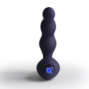 ROCKS-OFF - MINI BAGUETTE RECHARGEABLE 16 FONCTIONS ROSE PIVOINE