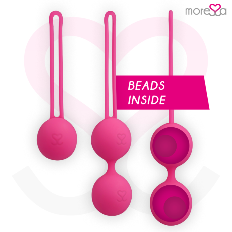 MORESSA - OSIAN SET PREMIUM SILICONE ROSE (Osian One - 51 g Osian Two - 101 g Osian Three 85 g)
