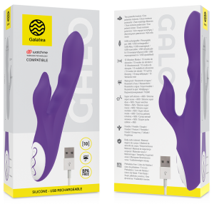 GALATEA - GALO VIBROMASSEUR VIOLET TÉLÉCOMMANDE WATCHME