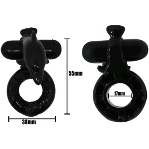 BAILE - ANNEAU DOUX AVEC STIMULATEUR CLITORIS DOLPHIN