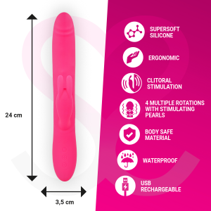 MORESSA - VIBRATEUR SOMER PREMIUM ROTATIONS MULTIPLES