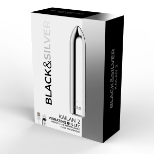 BLACKandSILVER - BALLE MAGNÉTIQUE VIBRANTE KAILAN 2 ARGENT