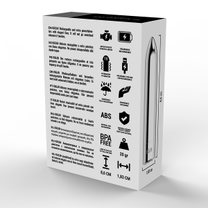 BLACKandSILVER - BALLE MAGNÉTIQUE VIBRANTE KAILAN 2 ARGENT