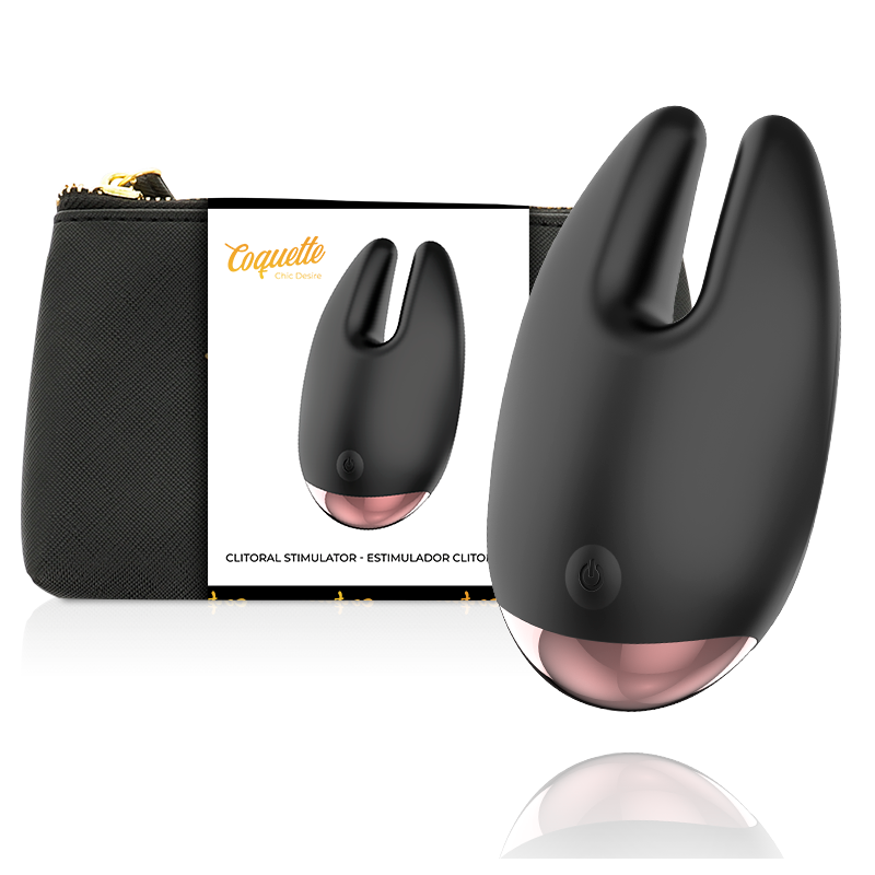 COQUETTE CHIC DESIRE - STIMULATEUR CLITORIAL NOIR - OR