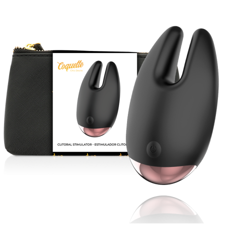 COQUETTE CHIC DESIRE - STIMULATEUR CLITORIAL NOIR - OR