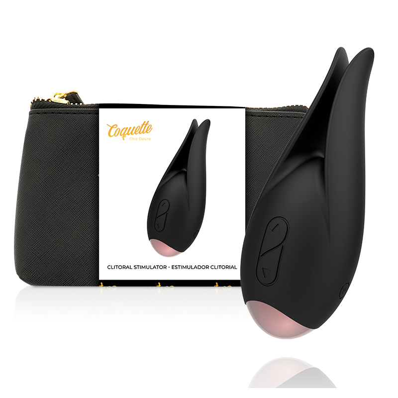 COQUETTE CHIC DESIRE - STIMULATEUR CLITORIAL NOIR - OR