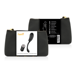 COQUETTE CHIC DESIRE - OEUF VIBRANT TÉLÉCOMMANDE RECHARGEABLE NOIR-OR