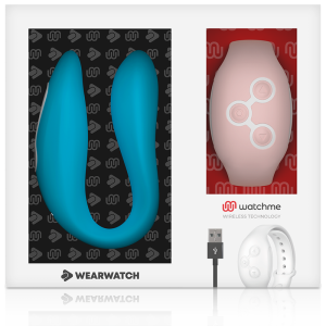 WEARWATCH - WATCHME VIBRATEUR DOUBLE TECHNOLOGIE INDIGO - ROSE